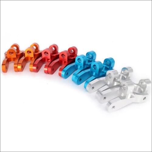 RCAWD 2PCS alloy aluminum front c hub carrier(l/r) for rc 1/10 wltoys K949-002 climbing crawler machined upgraded hop up parts