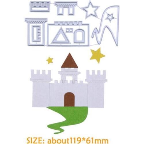 PUNCH DIES Castle Metal Cutting Dies For Scrapbooking Stencils DIY Album Cards Decoration Embossing Folder Craft Die Cuts Tools