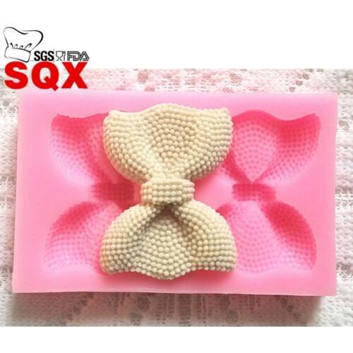 2PCS tie knot cooking tools Christmas wedding decoration silicone mold fondant mold DIY cake decoration SQ14134
