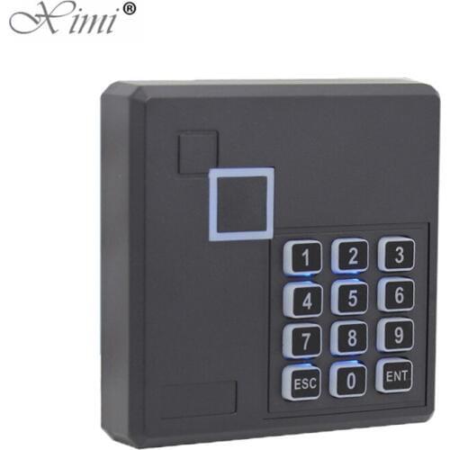 MF Card IC Proximity Card Reader With Keypad IP65 Waterproof Smart Card Reader With Wiegand26/34 Access Control Card Reader