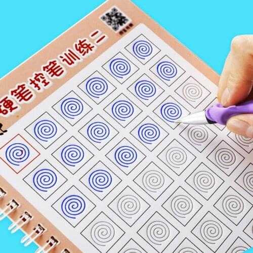 6 Reusable Childrens 3D Magic Copybook Calligraphy Digital Handwriting Books Learning Toddler Writing Practice Educational Book