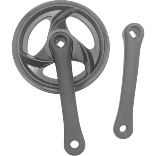 36T 40T 42T Folding Bicycle Crankset Single Speed 152mm Bike Crank set Chainring Aluminum Alloy Crank Chainwheel Sprocket Wheel