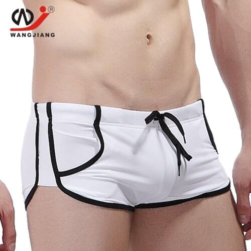 WJ Cuecas Boxers De Marca Male Underwear Boxer Men Cueca Boxer Homme Slip Homme Masculina Calzoncillos Spandex MenS Boxers