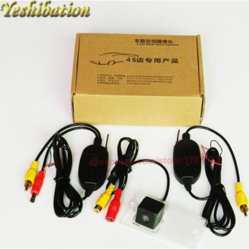 Yeshibation Wireless RCA/AUX Video Transmitter Receiver Kit For KIA Naza Sorento MK1 2003~2008 Car DVD Monitor Rear View