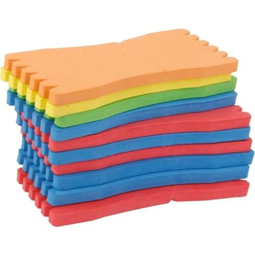10pcs Fishing Rigid Foam Board for Line Winding Leader Organizer Storage