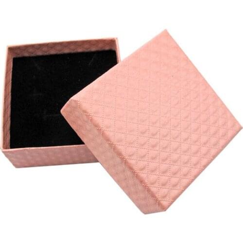 12Pcs Diamond Pattern Jewelry Packaging Boxes Necklace Ring Earrings Gift Boxes Storage For Women Spot Dropshipping Best Quality