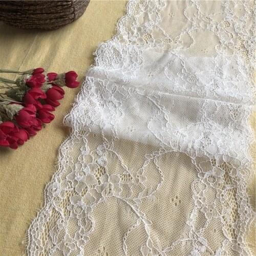17.5 CM 2021 African Lace Fabric Resilient Embroidery Mesh Home Textile Accessory Accessory for DIY Sewing Clothing E1159