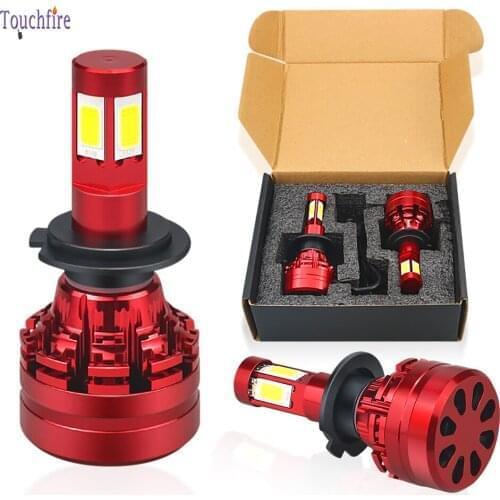 2Pcs COB H8 H11 H4 H7 9008 LED HeadLamp Car light Bulbs For Auto HB3 9005 HB4 9006 9012 Automotive 12V 60W 6000LM 6000K Dropship