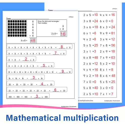 28PCS/Set Children Learning Multiplication Math Exercise books Classroom Game Workbook learning toys Multiplication and division