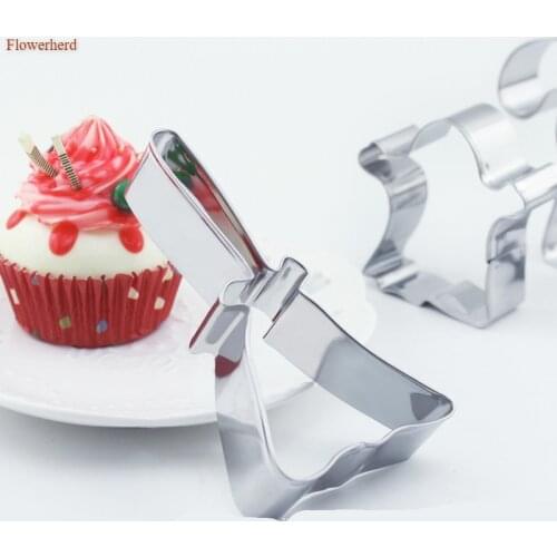 4pcs Halloween Cat Ghost Pumpkin Shape Biscuit Mould Fondant Cake Silicone Mold DIY Sugarcraft 3D Pastry Cookie Cutters