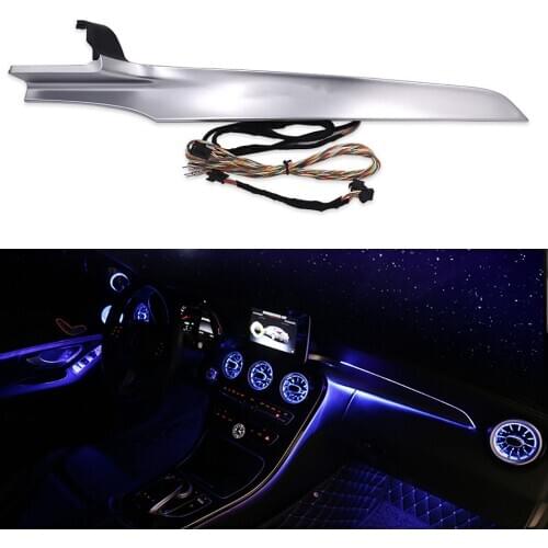64 colors LED ambient light suitable for Mercedes-Benz W205 GLC C-Class co-drivers atmosphere light synchronization original