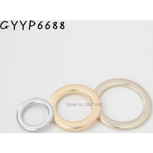 10pcs 16mm 25mm 38mmCast Solid Welded o rings bags' accessories Backpack connector Harness Bag Parts Belt Buckles metal