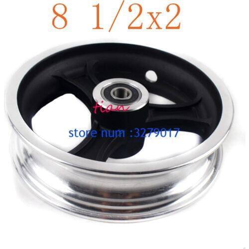 Free Shipping 8 1/2x2 Wheel Hub Alloy Rims Use Inflatable Tire Fits Small Electric Vehicle Children Car,Electric Scooter