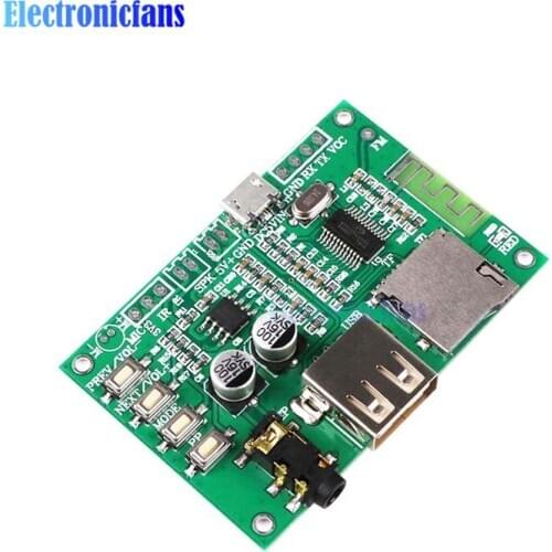 BT201 Dual Mode 5.0 Bluetooth Lossless Audio Power Amplifier Board Module TF Card U Disk Ble Spp Serial Port Transparent Trans