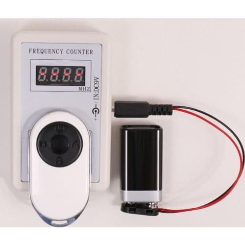 250-450MHZ Digital Frequency Counter Tester Indicator Detector Cymometer Remote Control Transmitter Wavemeter