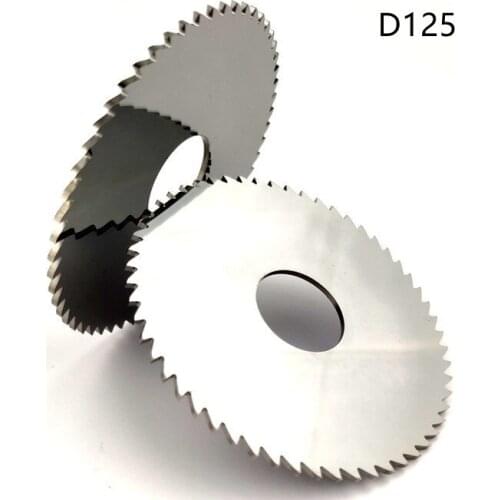 D125 Solid carbide cutting saw blade milling cutter 125mm*27mm (0.5 1.0 1.5 2 2.0 2.5 3.0 3.5 4 4.5 5)