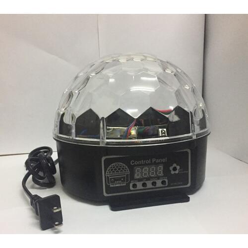 DJ DMX512 RGB LED Disco Stage Lighting Crystal Magic Diamond Ball Laser Light DMX Stage Light For Home Entertainment EU US Plug