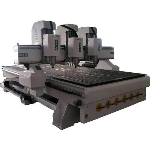 Best price china cnc router machine with 3 heads/multi head cnc milling machine for MDF/wood copy 3d cnc cutting machine