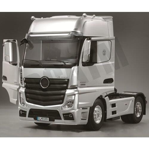 HERCULES 1:14 Scale 2 Axial Remote Control Truck Trailer Head Movable Door for 1/14 Mercedes Benz Tamiya Tractor Actros 1851