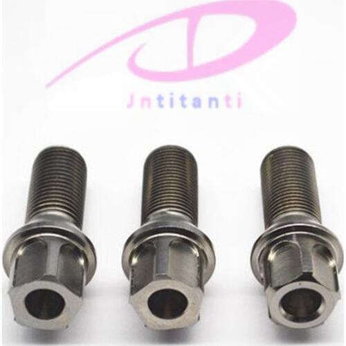 China factory supply high performance strong 60 degree cone seat Gr.5 titanium alloy lug bolts M14*1.25*28