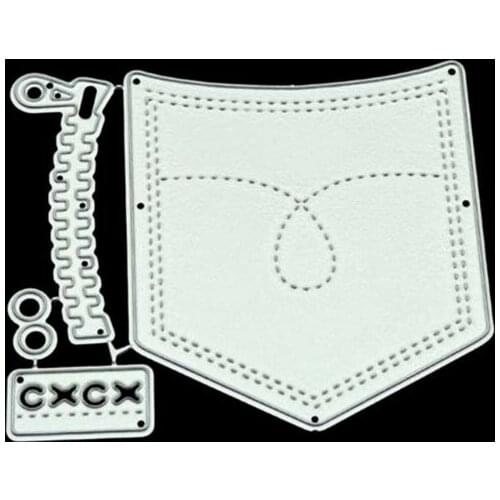 Pocket DIY Metal Cutting Dies Stencil Scrapbooking Photo Album Stamp Paper Card Crafts Decor