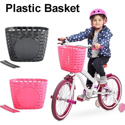 Bicycle Storage Basket Lightweight Durable Childrens Bicycle Storage Box Scooter Cart Holder Container Riding Supplies