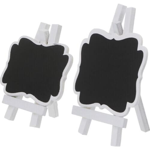 Mini Wooden Chalkboard Blackboard Frame Message Table Number Wedding Party Decor Home Garden M17F