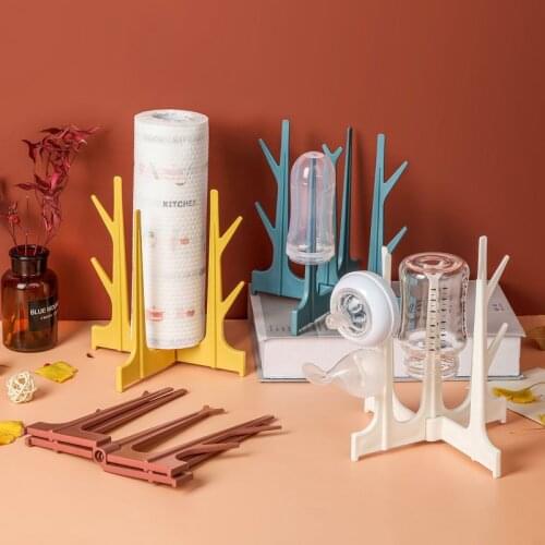 1PC Multi-function Bottle Dry Rack Baby Bottle Drain Drying Racks Baby Bottle Cleaning Dryer Drainer Storage Drying Rack Holders