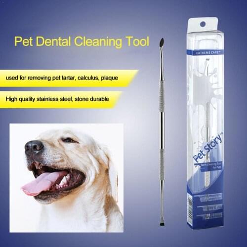 Multi-purpose Double Sided Pets Teeth Cleaning Tools Dogs Cats Tartar Remover Dental Stones Scraper Pet Dog Toothbrush
