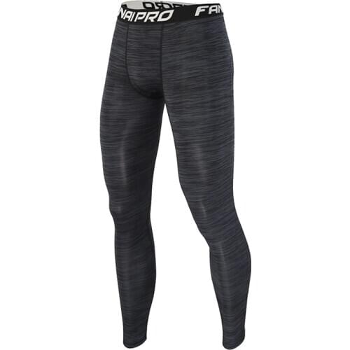 FANNAI Running Tights Men Sports Leggings Compression Pants Jogging Fitness Compress Gym Long Trousers Yoga Skinny legging Slim