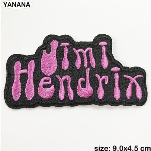 Rock Patches for Clothing DIY Stripes Written Words Sticker Clothes Stickers Apparel Garment Accessorie