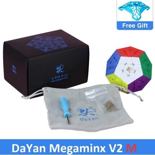 Original DaYan Megaminxes V2 M 12 sides magnetic cube puzzles Dayan 3x3 dodecahedron cubo magico educational toys for kids
