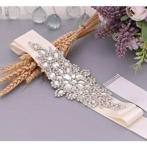 100%Handmade Luxury Bridal Belt Wedding Belt Women Accessories Bride Bridal Sashes Belts For Women Evening Party Prom Gown Dress