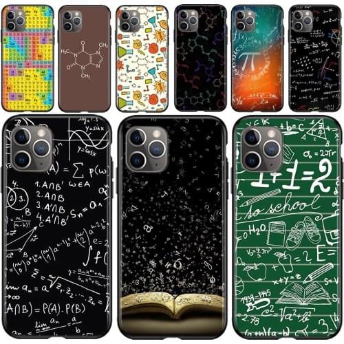 Chemical Equation Silicone Cover For Apple Iphone 12 Mini 11 Pro XS MAX X XR 6 7 8 Plus 6S 5 5S SE Phone Case