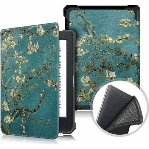 Smart Slim Case for Kobo Nia Ereader 2020 PU Leather Slim Cover for 2020 Kobo Nia 6.0" Magnetic Lightweigh Auto Sleep Funda Case
