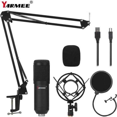 Usb Microphone for Computer Condenser Microphone BM800 Profissional Gaming Tripod For Youtube Streaming Popcast Recording