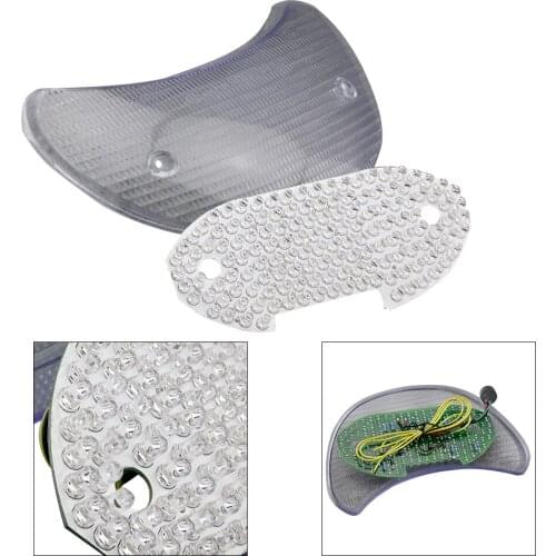 Clear LED Motorcycle Taillight E-Mark Turn Signal Light For Ducati Supersport 1999 2000 2001 2002 2003 2004 2005 2006 2007