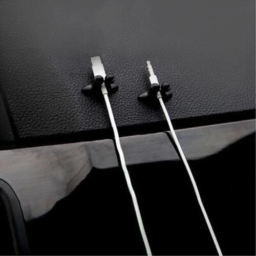 8PCS Car Charger Line Clamp Clamp Headphone/USB Cable Car Clip For lada Vesta Priora Priora Kalina X-Ray XRay Largus