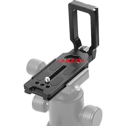 10PCS MPU-105 L Shape 1/4 Quick Release Plate Bracket For 1200d 650d 700d 750d 760d 60d 70d 5d2 6d 7d Camera Arca-Swiss Tripod