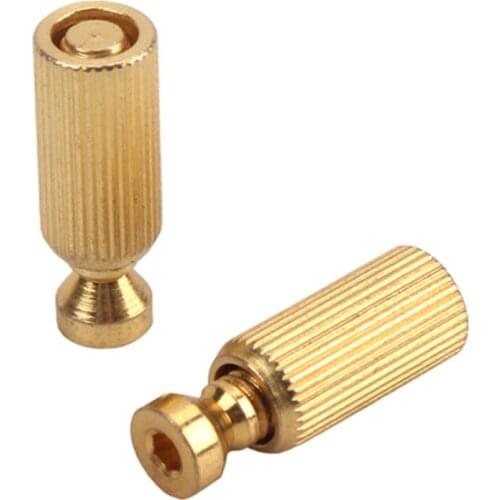 2pcs Electric Guitar Double System Locking Tremolo Bridge Studs And Anchors Elevating Adjustment Screw for Electric Guitar GAQ30