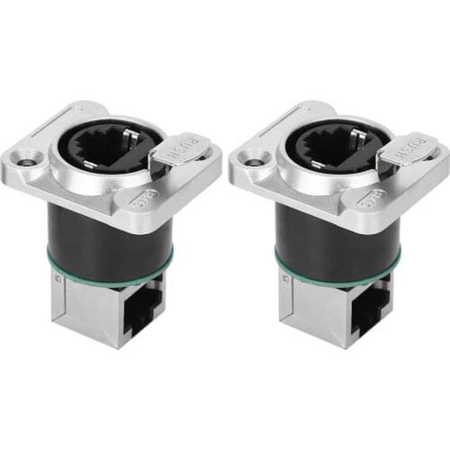 2Pcs RJ45 Angled Connector Fire Retardant Insulator Material YT-RJ45 Aviation Plug High quality