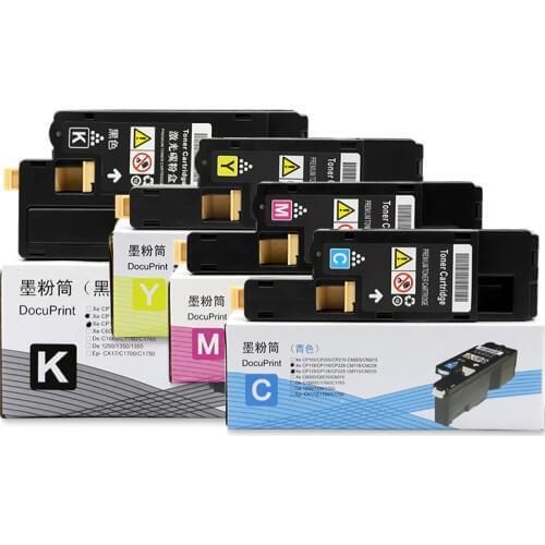4pcs Compatible Toner Cartridge for Fuji Xerox CP105B CP205 CM205B CM205FW CM205F CP215W CM215B CM215FW CM215F Laser Printers