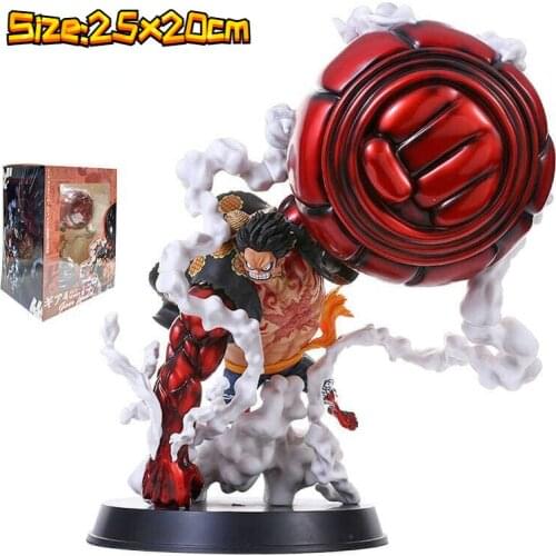 Anime One Piece Luffy Fourth Gear Great Ape King Spear Boxed Figure Garage Kit Birthday Gifts