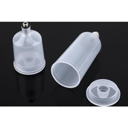 2PCS / Set Plastic Spray Paint Airbrush Cup Pot for Garden irrigation Threaded Connector Portable Pot Spray Gun Parts
