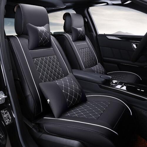 High quality Leather Car Seat Covers For Hyundai solaris ix35 i30 ix25 Elantra accent tucson 2016 car accessories car-styling
