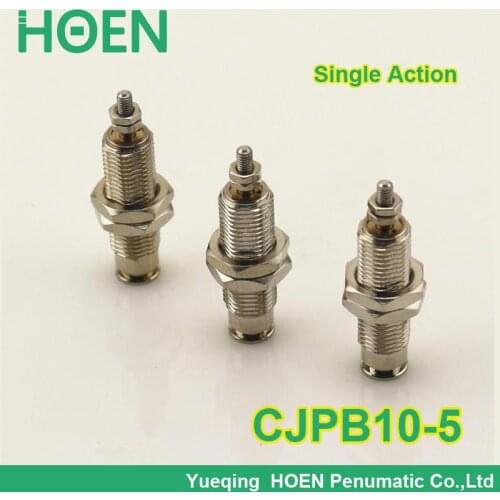 CJPB10-5 SMC type Mini CJPB series 10mm bore 5mm stroke single acting spring return needle pin air pneumatic cylinder 10*5