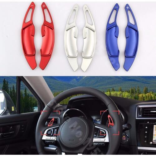 DEE Aluminium Alloy steering wheel DSG paddle shifters for Subaru Forester Outback Legacy XV Paddle Gearbox Car Accessories
