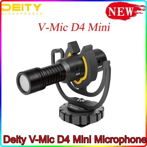 Deity V-mic D4 Mini Microphone Head Mic Trs 3.5mm For Vlog Video Studio Dslr Camera Smartphone Iphone