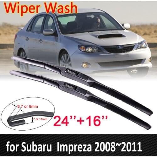 For Subaru Impreza GE GV GH GR 2008 2009 2010 2011 Car Wiper Blade Front Window Windscreen Windshield Car Styling Accessories
