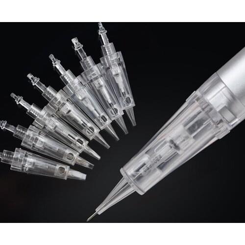20 Pcs 1P/3P/5P/7P/3FP/5FP Disposable Permanent Makeup Tattoo Cartridge Needle Machine For 3D Eyebrow Lips Eyeliner Supplies